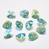 Faceted Glass Rhinestone Pendants RGLA-F053-D-202PS-1