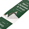 50Pcs Christmas Square with Word Merry Christmas Roll Stickers DIY-M070-03B-3