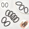 10Pcs Zinc Alloy Spring Gate Rings FIND-SP0004-31B-5