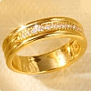 Brass Micro Pave Cubic Zirconia Finger Rings CU-CBA8D1E-03G-1