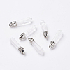 Natural Quartz Crystal Pointed Pendants X-G-P309-06-1