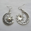 Moon with Sun Alloy Dangle Earrings FS-WG4E656-01-5
