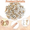 400Pcs 4 Styles CCB Plastic Beads CCB-YW0001-81-5