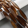 Natural Agate(Dyed & Heated) Beads Strands G-M446-A01-01A-1
