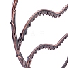 Heart Shape Alloy 3-Tier Earring Display Stand EDIS-K002-07R-4