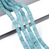 Dyed Natural White Jade Beads Strands G-T142-6mm-05F-1