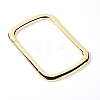 Rectangle Zinc Alloy Tote Bag Handle FIND-WH0072-76-2