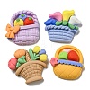 Opaque Resin Decoden Cabochons CRES-I029-02-2