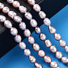 Natural Cultured Freshwater Pearl Beads Strands X1-PEAR-N012-04O-6