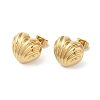 304 Stainless Steel Stud Earrings EJEW-S230-01G-3