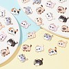 35Pcs 7 Styles Printed Alloy Pendants ENAM-CJ0005-24-5
