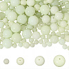 100Pcs 4 Styles Luminous Round Glass Beads GGLA-SC0001-20B-6