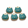 Alloy Enamel Charms ENAM-T011-95C-NR-1