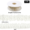 Polyester with Plastic Pearl Bead Wrinkle Ribbon OCOR-WH20003-63C-2