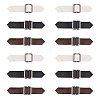 12 Sets 3 Colors PU Leather Buckles DIY-FG0004-17-1