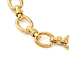 Ion Plating(IP) 304 Stainless Steel Mesh Chain Bracelet for Women X-BJEW-S003-02G-2