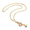 Brass Pendant Necklaces NJEW-JN03060-2