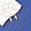 SHEGRACE Brass Hoop Earring Findings XGRPCH280-218G-5