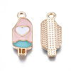Rack Plating Alloy Enamel Pendants X-PALLOY-N172-036B-3