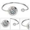 1Pc Stainless Steel Open Cuff Bangles BJEW-SC0001-55A-6