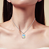 48pcs 6 Styles Tibetan Style Zinc Alloy Pendants FIND-SP0005-02P-7