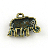 Elephant Zinc Alloy Charms PALLOY-R065-185-LF-2