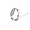 Hollow Design Stainless Steel Ring NC4240-5-1