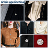 4Pcs 2 Styles 1-Hole Alloy Shank Button BUTT-PH0001-23-6