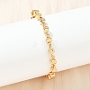 304 Stainless Steel Link Bracelets for Women BJEW-Z143-09G-3