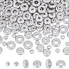 180Pcs 3 Style 304 Stainless Steel Spacer Beads STAS-DC0002-18-1
