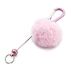 Aluminum Alloy Pom Pom Ball Beadable Keychain Bar HJEW-Q001-01A-2