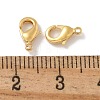 Brass Lobster Claw Clasps KK-H503-34G-01-3