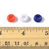 600Pcs 3 Colors Opaque Plastic Beads KY-FS0001-39-5