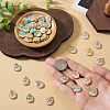 50Pcs 5 Colors Alloy Pendants ENAM-TA0003-93G-6