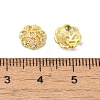 Rack Plating Brass Beads Caps KK-B088-02B-G-3