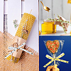 7 Rolls 7 Styles Polyester Bees Printed Grosgrain Ribbons Set SRIB-CY0001-02A-4