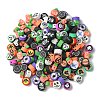 200Pcs 2 Styles Halloween Handmade Polymer Clay Beads CLAY-CJ0001-86-3