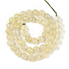 Dyed Natural White Jade Beads Strands G-T139-8mm-60-13-2