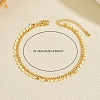 Brass Heart Tassel Anklets for Women HT1275-2