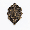 Alloy Connector Charms FIND-H019-12AB-1