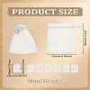 30Pcs Rectangle Organza Drawstring Bags ABAG-LP0001-59-2