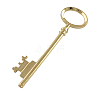 Tibetan Style Alloy Skeleton Key Large Pendants TIBEP-S105-P-RS-1