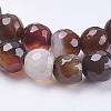 Natural Striped Agate/Banded Agate Beads Strands G-P364-04-6mm-3