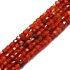 Natural Red Agate Beads Strands G-P457-B01-25-1