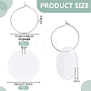 50Pcs Acrylic Round Sheet Pendants DIY-BC0014-03A-2