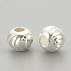 925 Sterling Silver Beads X-STER-S002-16-6mm-2