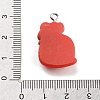 Christmas Theme Opaque Resin Pendants RESI-F054-B02-3