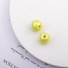 UV Plating Rainbow Iridescent Acrylic Beads SACR-CJC0007-01E-1