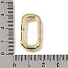 Brass Micro Pave Clear Cubic Zirconia Clasps KK-CBAEEA8-04G-3
