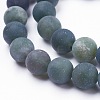 Natural Moss Agate Beads Strands G-F520-58-10mm-3
